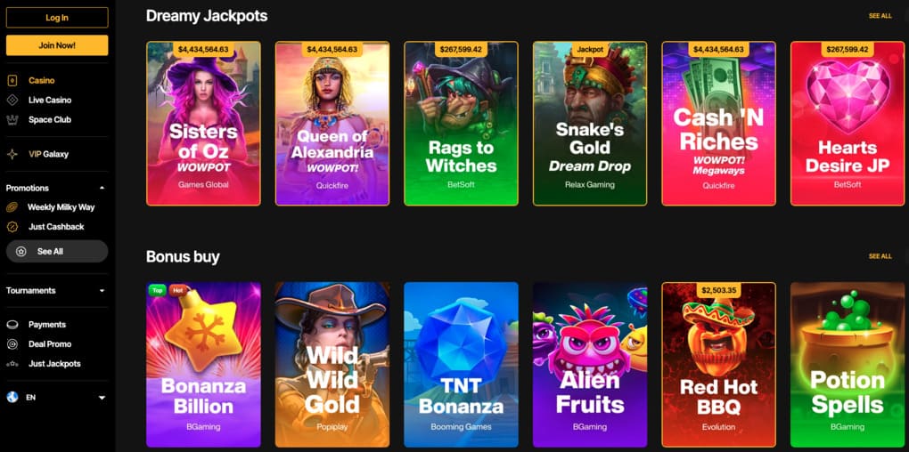 JustCasino Online Schweiz